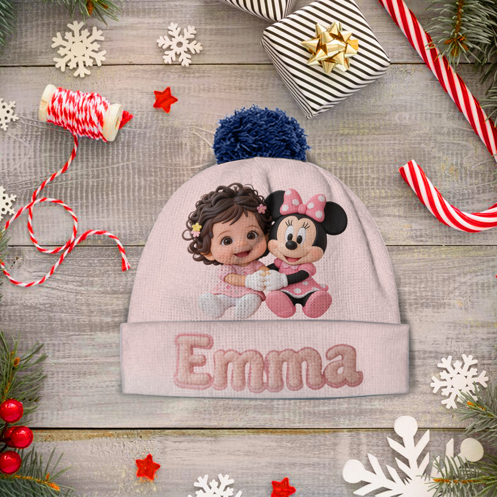 Any Photo, Any Character - Gift For Kids - Personalized Kid Beanie Hat