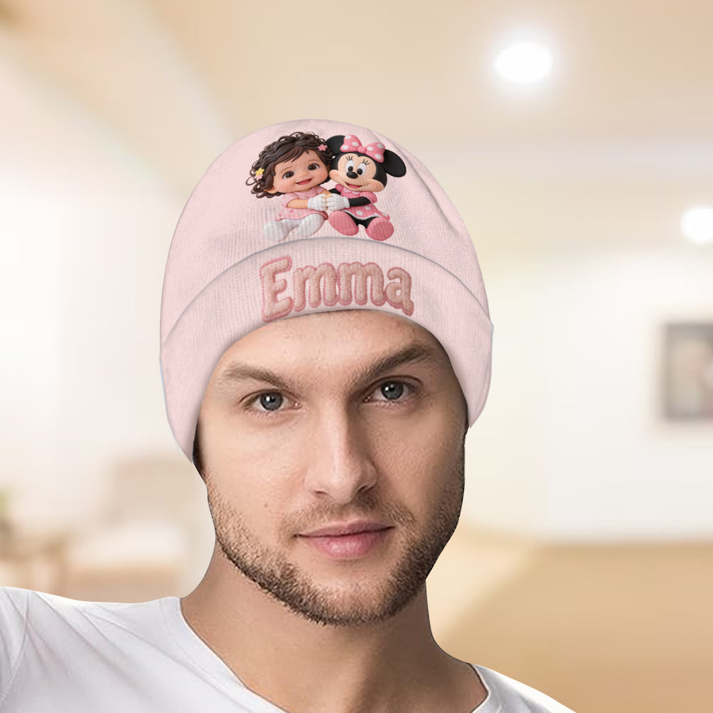 Any Photo, Any Character - Gift For Kids - Personalized Kid Beanie Hat