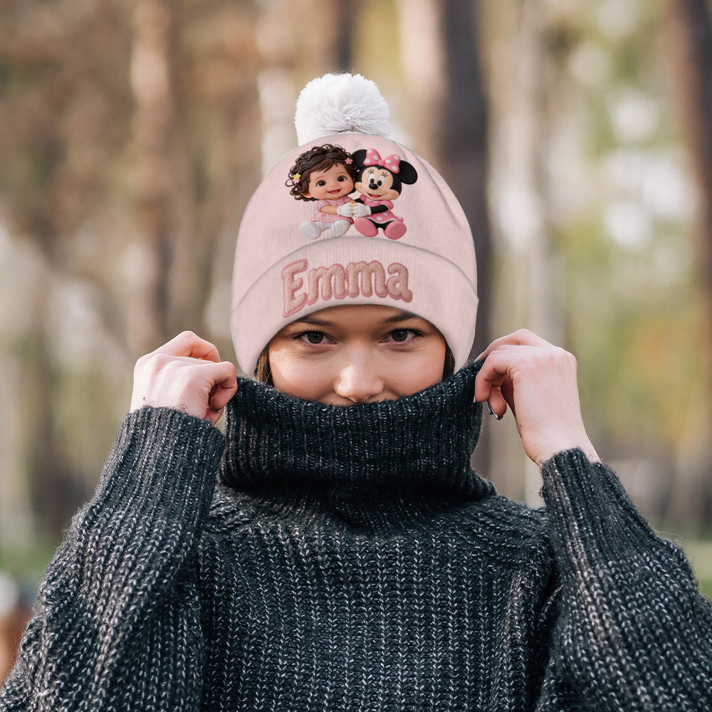 Any Photo, Any Character - Gift For Kids - Personalized Kid Beanie Hat