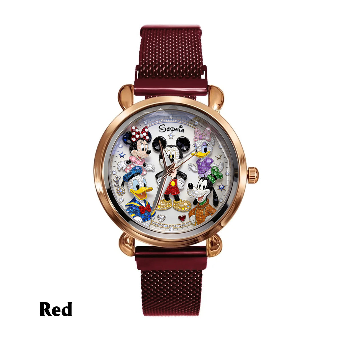 Magic Hours - Personalized Mouse Women Hand Watch