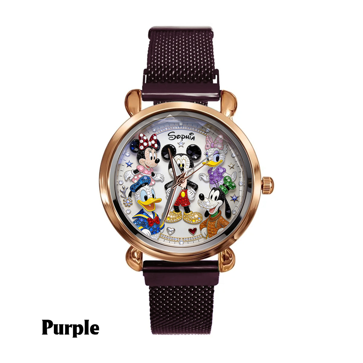Magic Hours - Personalized Mouse Women Hand Watch