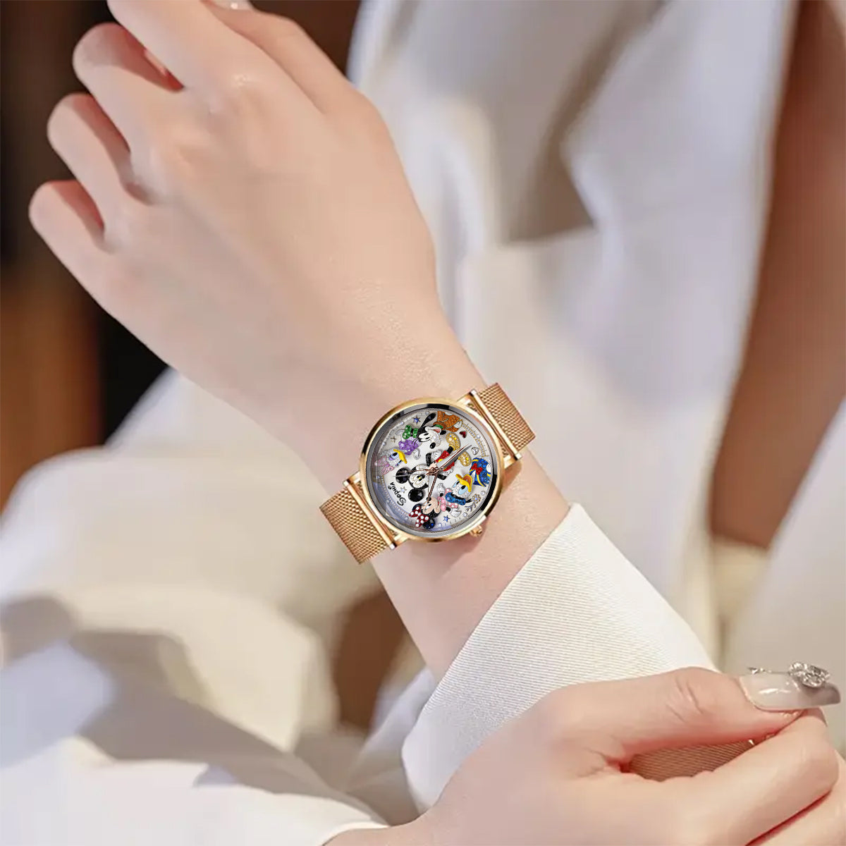 Magic Hours - Personalized Mouse Women Hand Watch