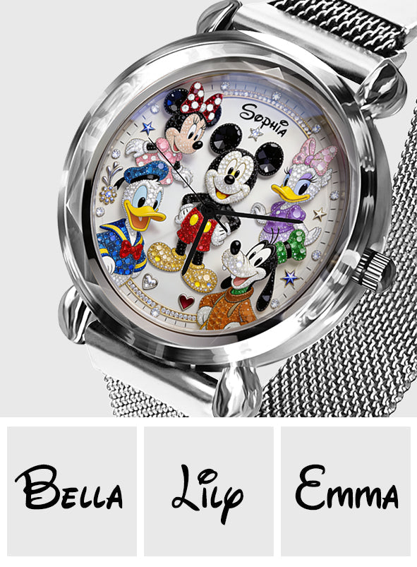 Magic Hours - Personalized Mouse Women Hand Watch
