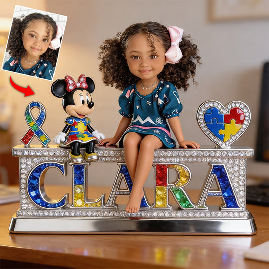 It's OK To Be Different - Personalized Autism Awareness Custom Shaped Acrylic Plaque