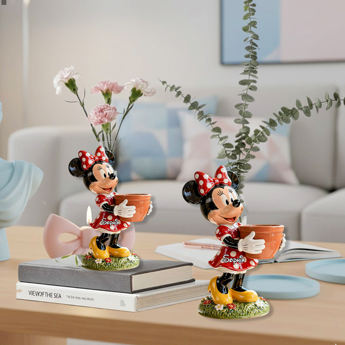 Magical Time - Personalized Mouse Custom Shape Acrylic Flower Vase