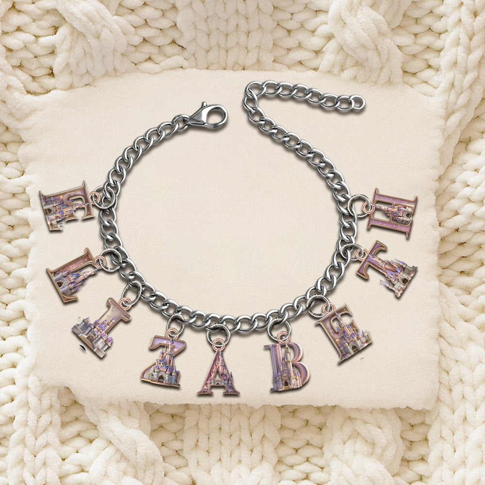 Magical Castle - Personalized Mouse Bracelet With Charms