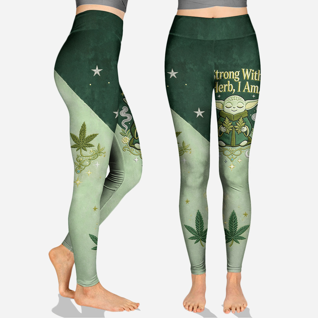 Strong With Herb - Personalized The Force Hoodie and Leggings