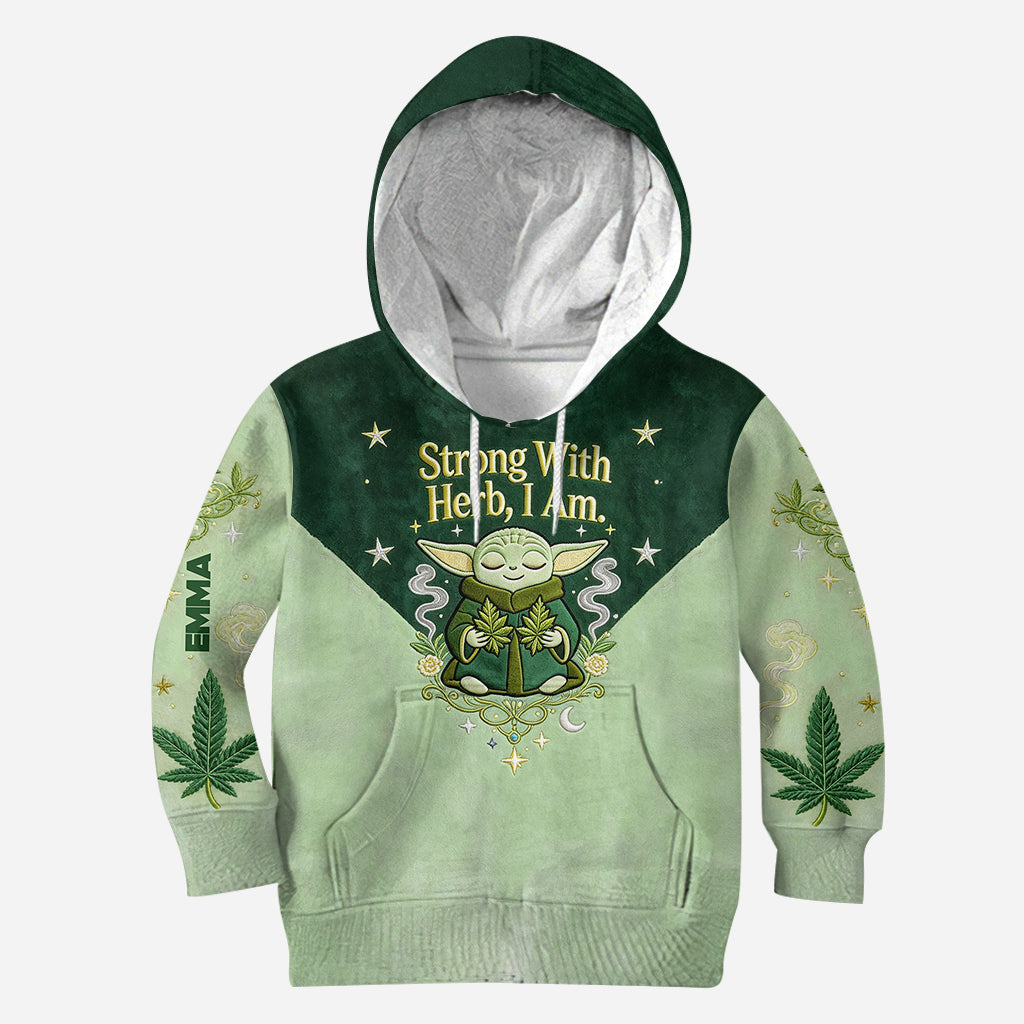 Strong With Herb - Personalized The Force Hoodie and Leggings