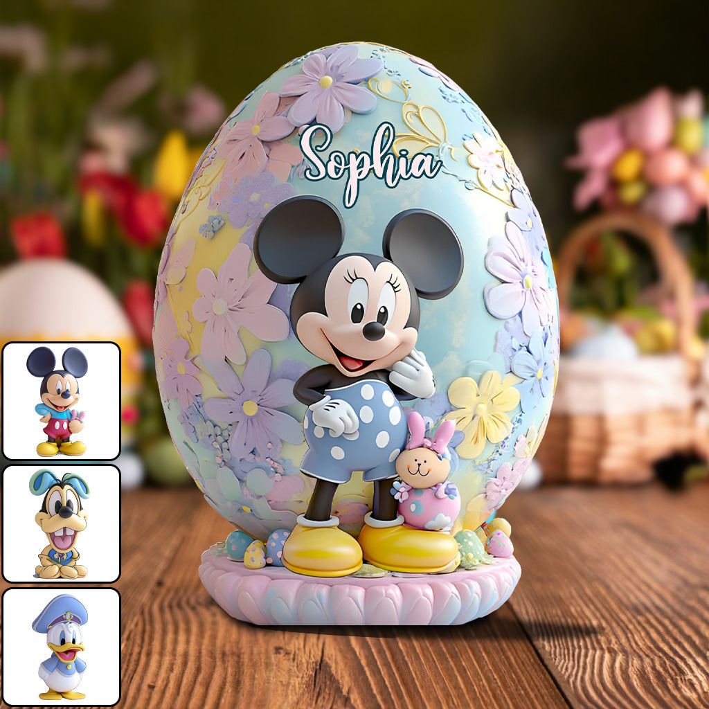 Easter on Main Street - Personalized Mouse Custom Shaped Acrylic Plaque