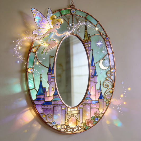 Magical Castle - Personalized Flying Fairy Wall Hanging Mirror