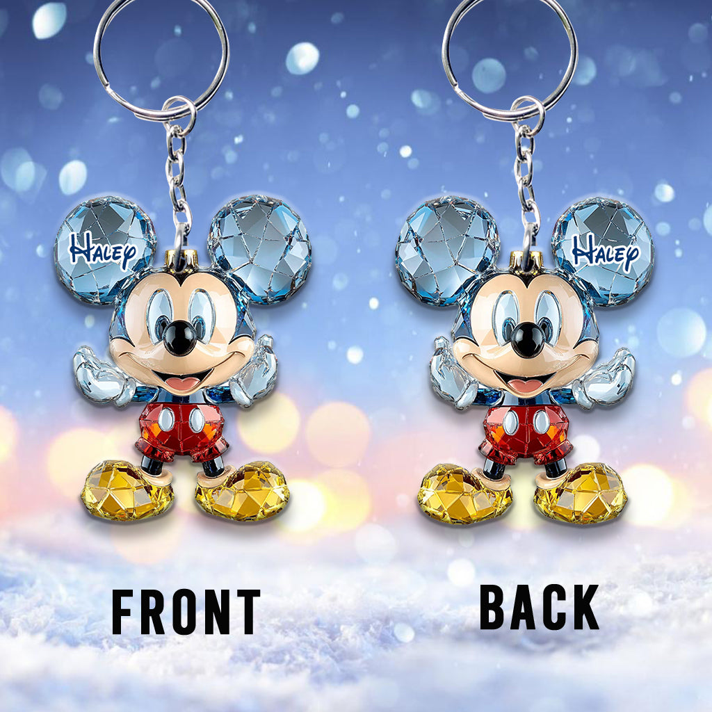 Cute Mouse Ears - Personalized Mouse Keychain
