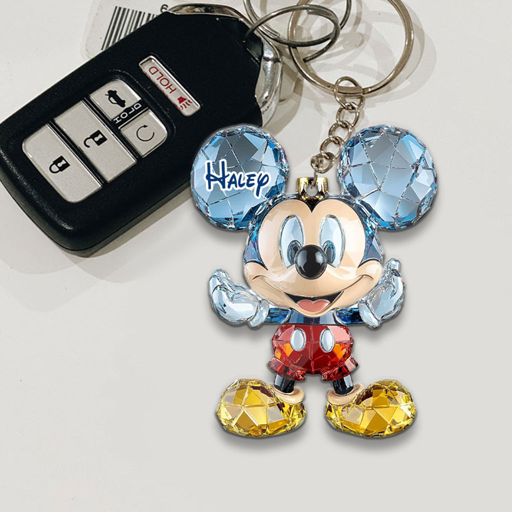 Cute Mouse Ears - Personalized Mouse Keychain