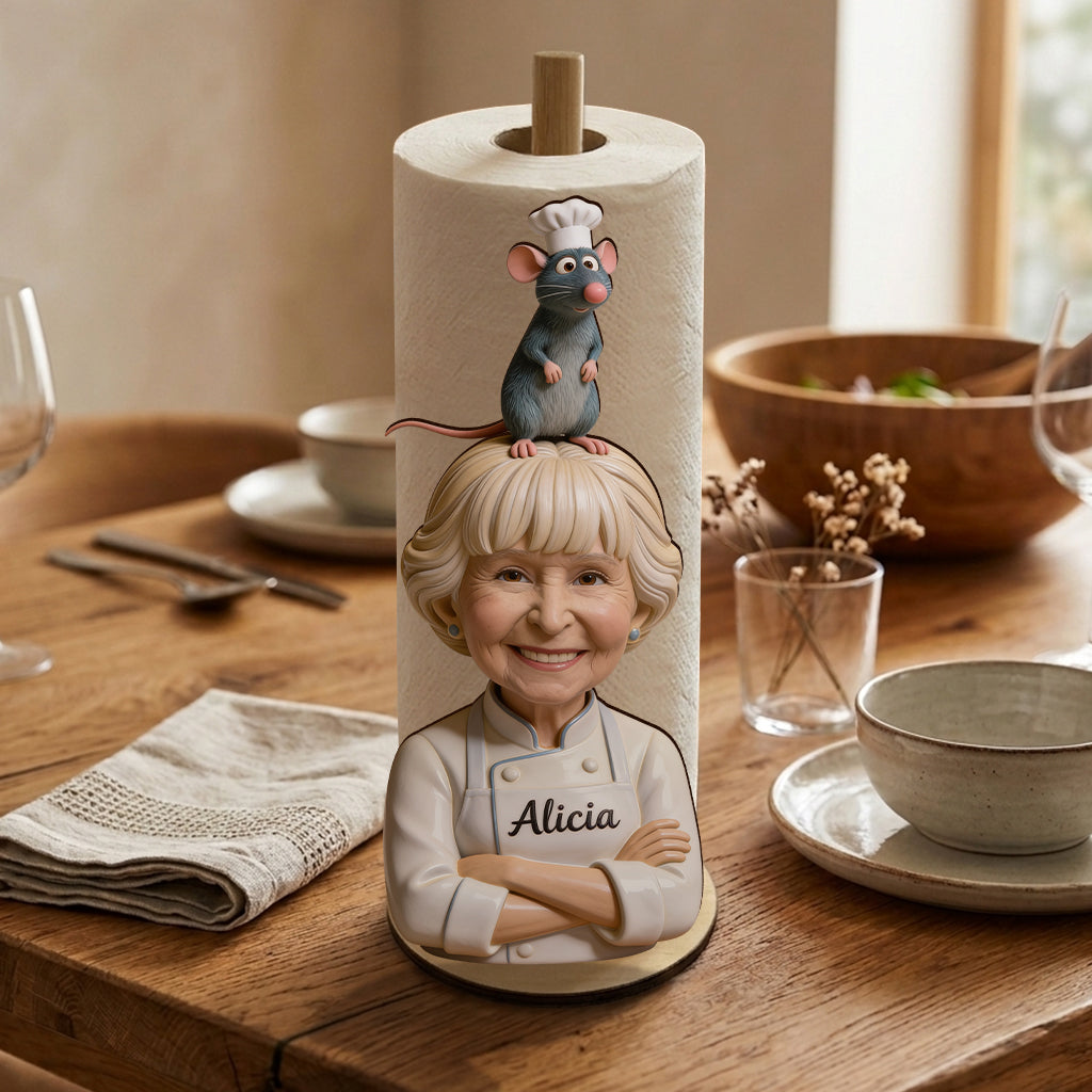 Love Cooking - Personalized Cooking Paper Towel Stand
