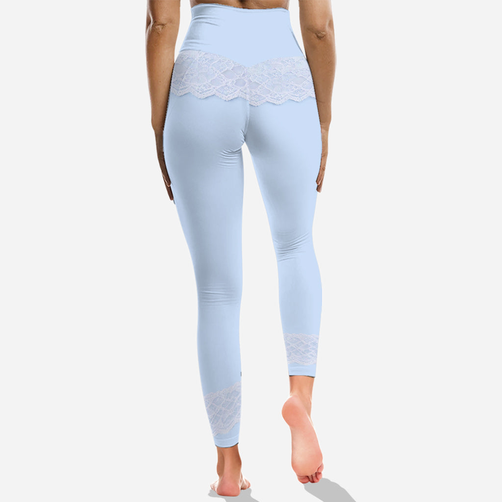 Blue Alien - Personalized Ohana Hoodie and Leggings