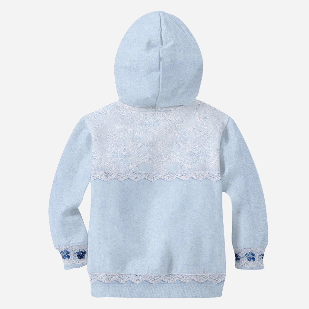 Blue Alien - Personalized Ohana Hoodie and Leggings
