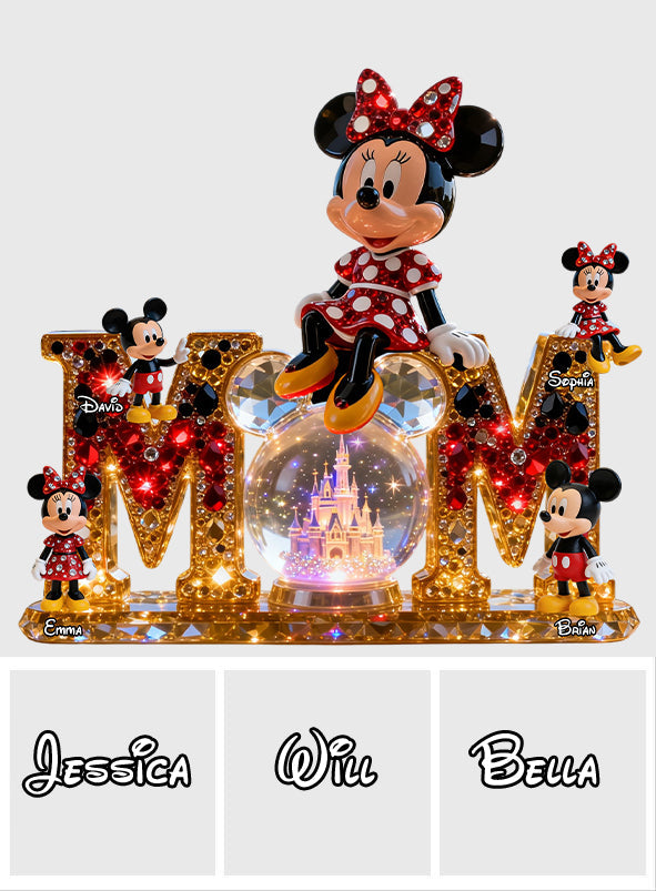 Magical Mom - Personalized Mouse Custom Shaped Acrylic Plaque