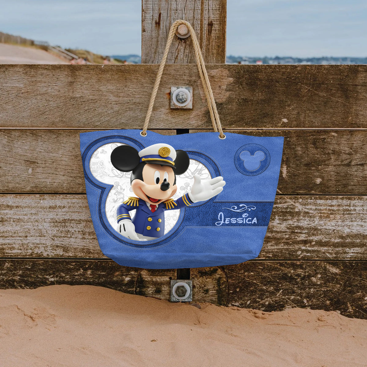 Magical Cruise Trip - Personalized Mouse Beach Bag
