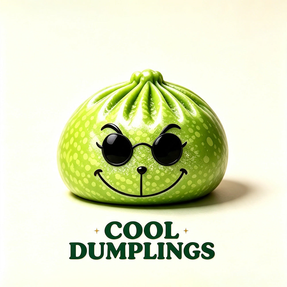 Christmas Green Glitter Dumpling Squishy Toy - 6-Pack Blind Box
