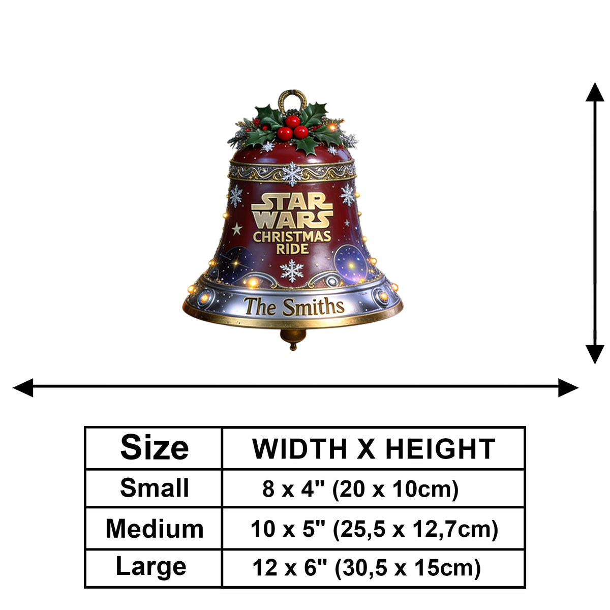 Merry Christmas - Personalized The Force Wooden Wall Mount Sign