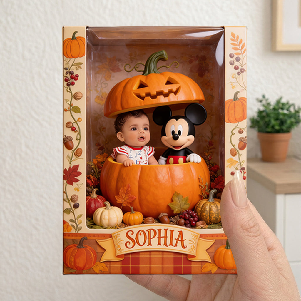 It's The Most Beautiful Time Of The Year - Personalized Mouse Acrylic Display Box
