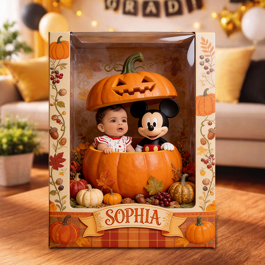 It's The Most Beautiful Time Of The Year - Personalized Mouse Acrylic Display Box