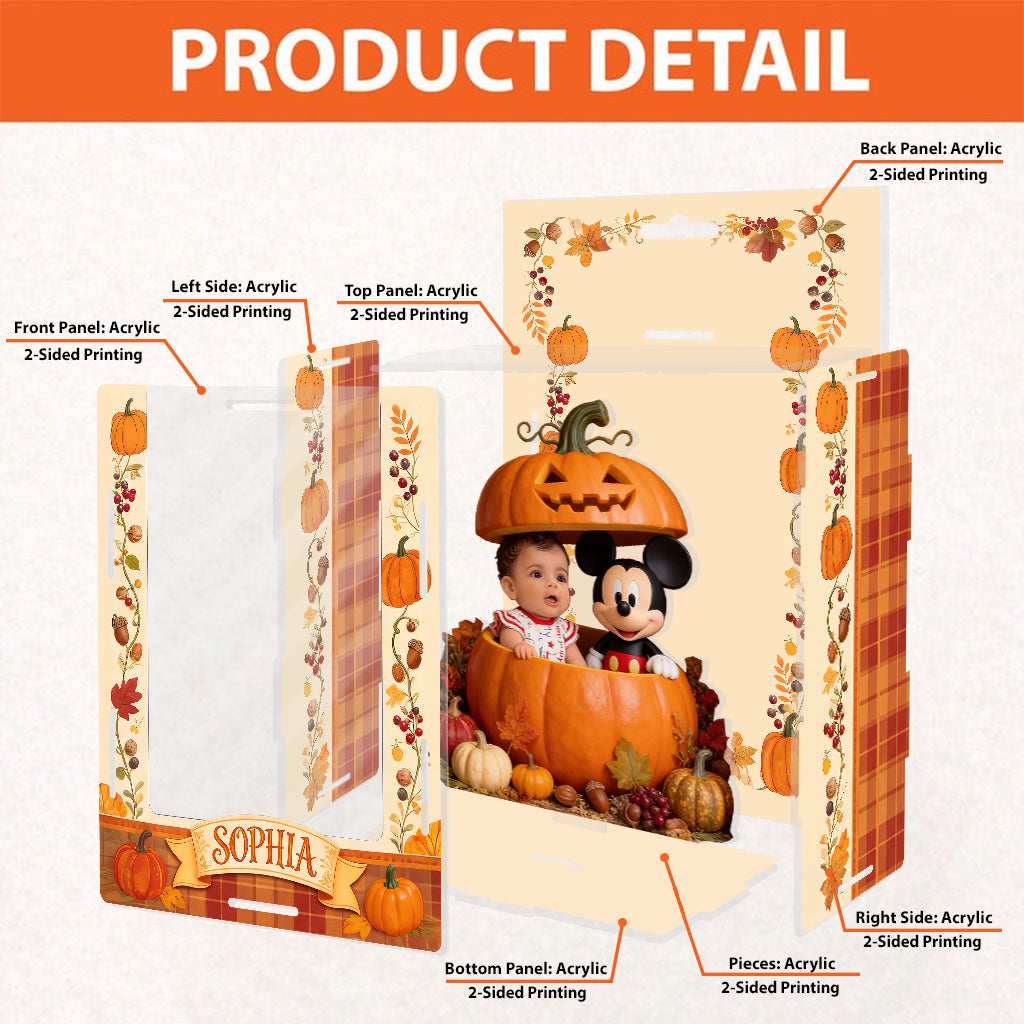 It's The Most Beautiful Time Of The Year - Personalized Mouse Acrylic Display Box