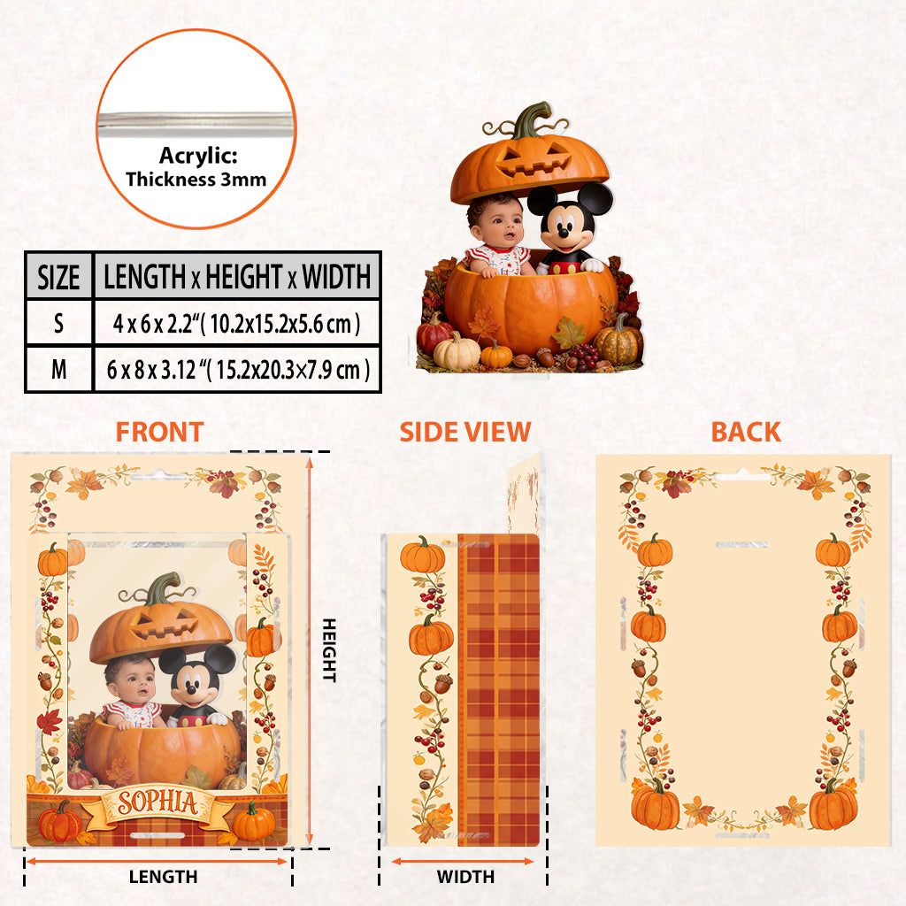 It's The Most Beautiful Time Of The Year - Personalized Mouse Acrylic Display Box