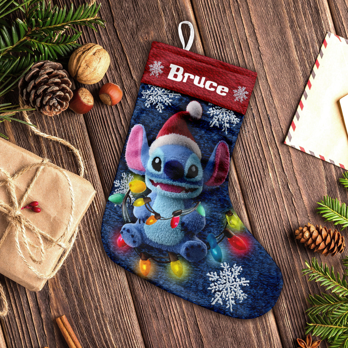 Ohana Means Family Perfect for Holiday Decorations - Personalized Ohana Christmas Stockings