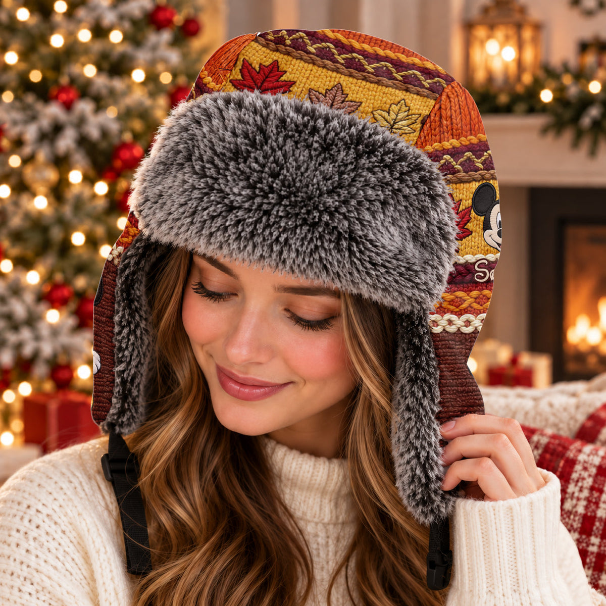 Magical Autumn - Personalized Mouse Trapper Hat
