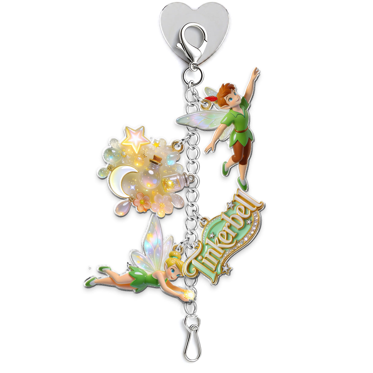 Dreamy Fairy Dust - Personalized Flying Fairy Dangling Charms