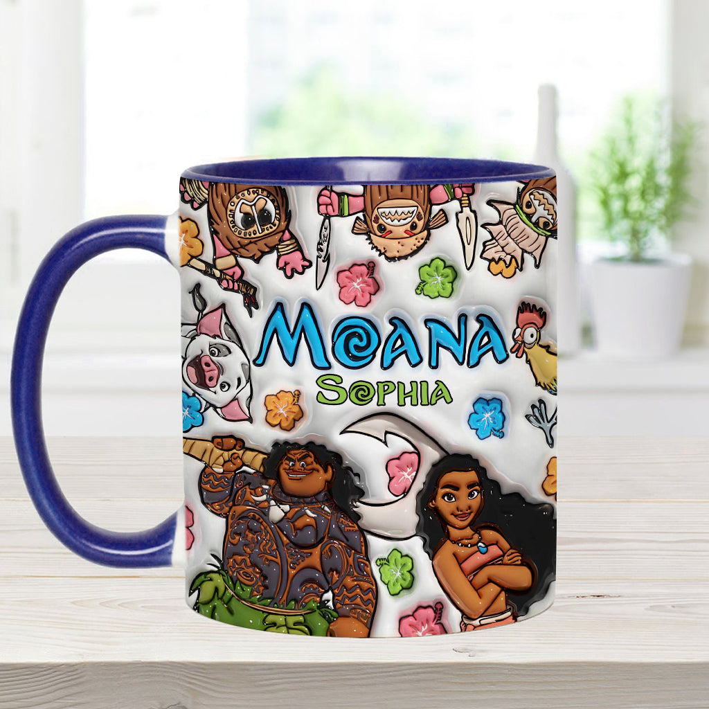 Sea Blossom - Personalized Mouse Accent Mug