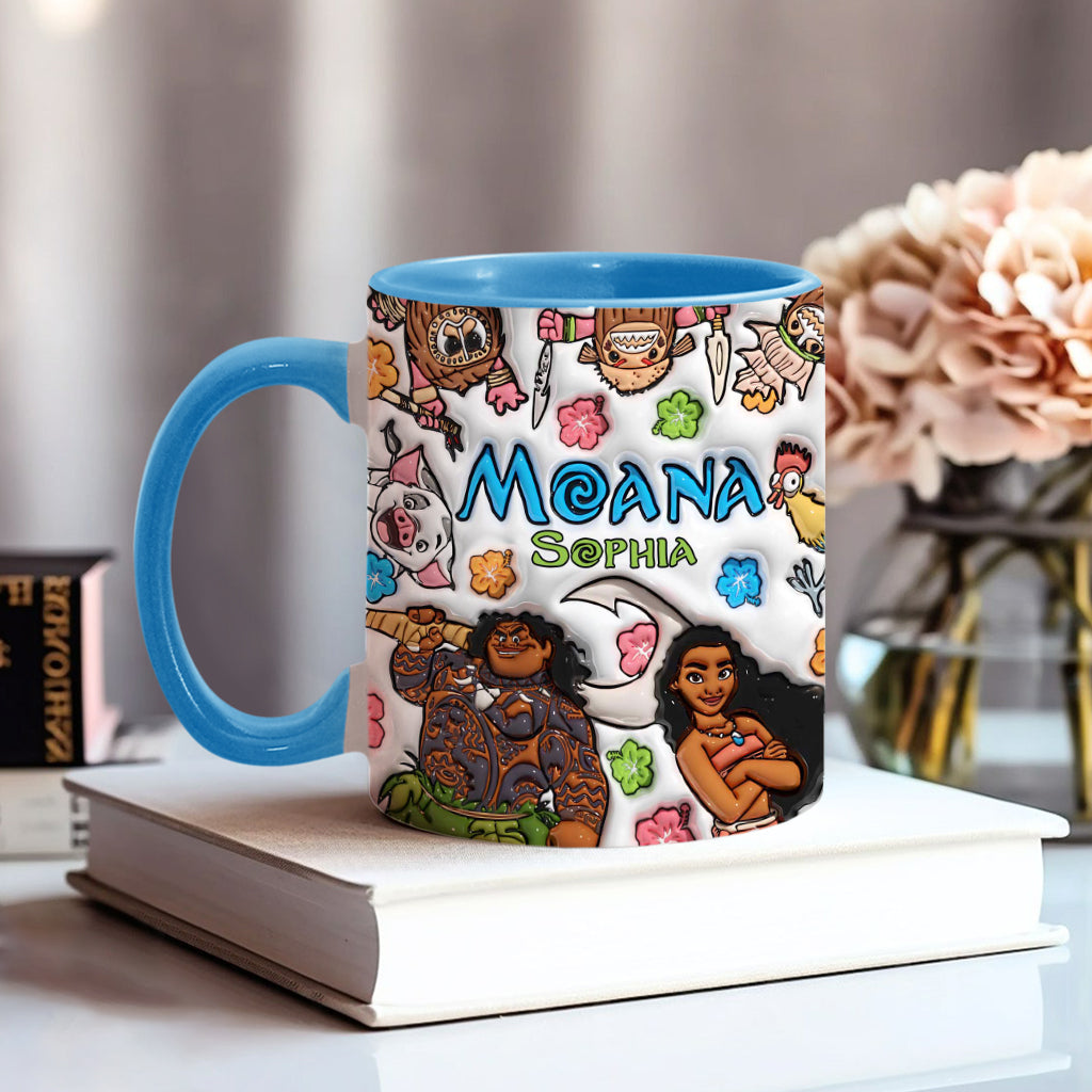 Sea Blossom - Personalized Mouse Accent Mug