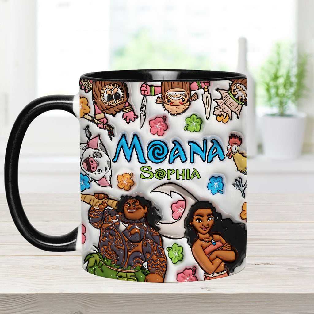 Sea Blossom - Personalized Mouse Accent Mug