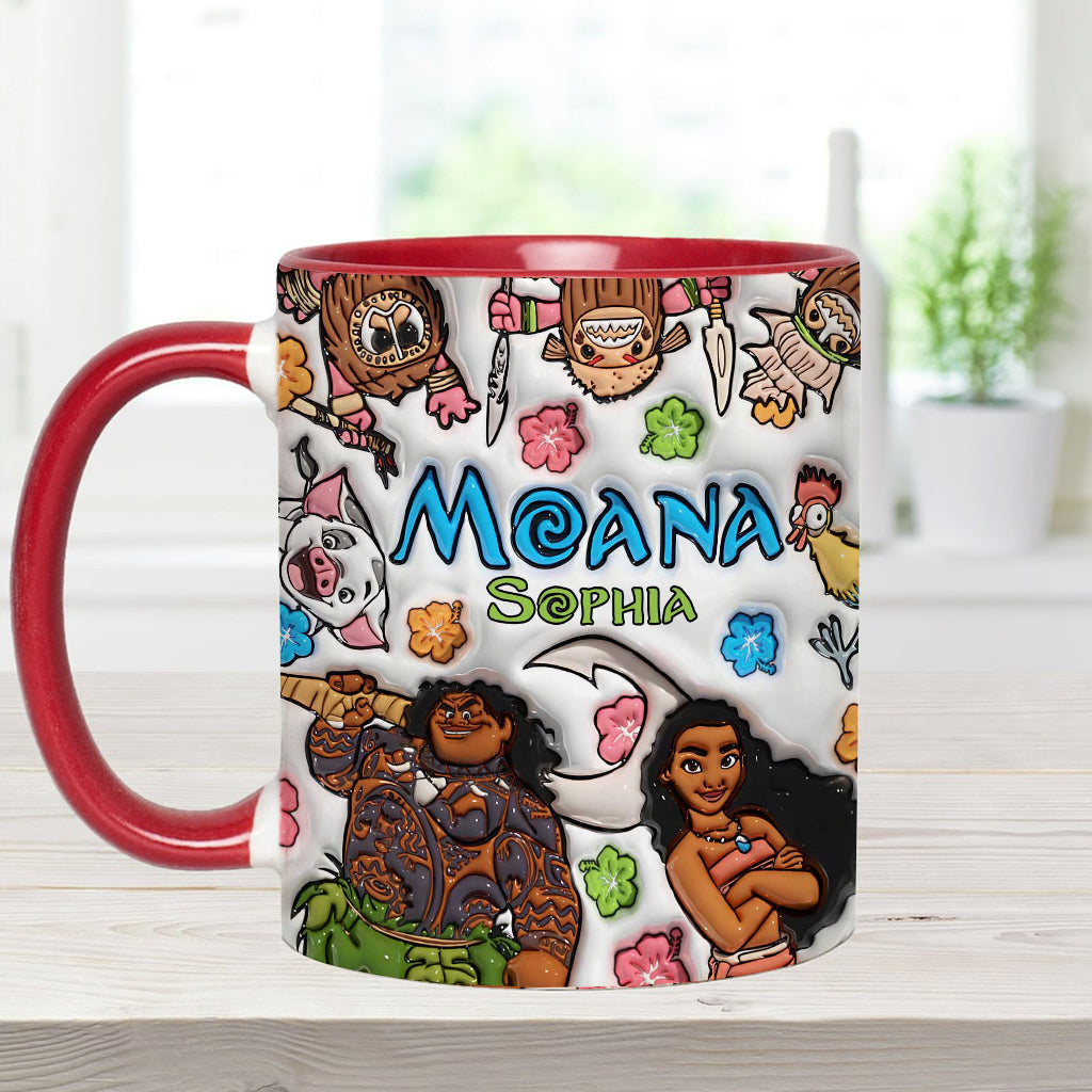 Sea Blossom - Personalized Mouse Accent Mug
