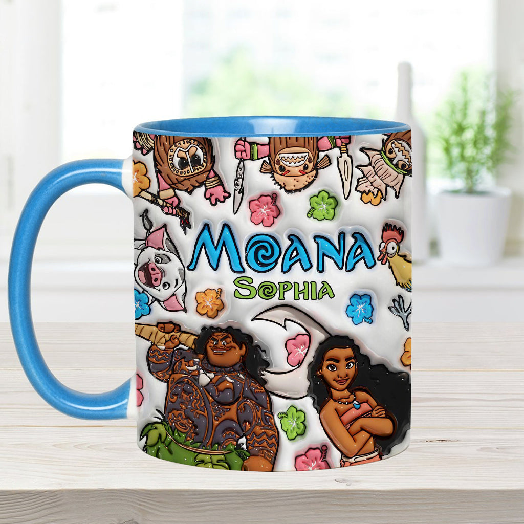 Sea Blossom - Personalized Mouse Accent Mug