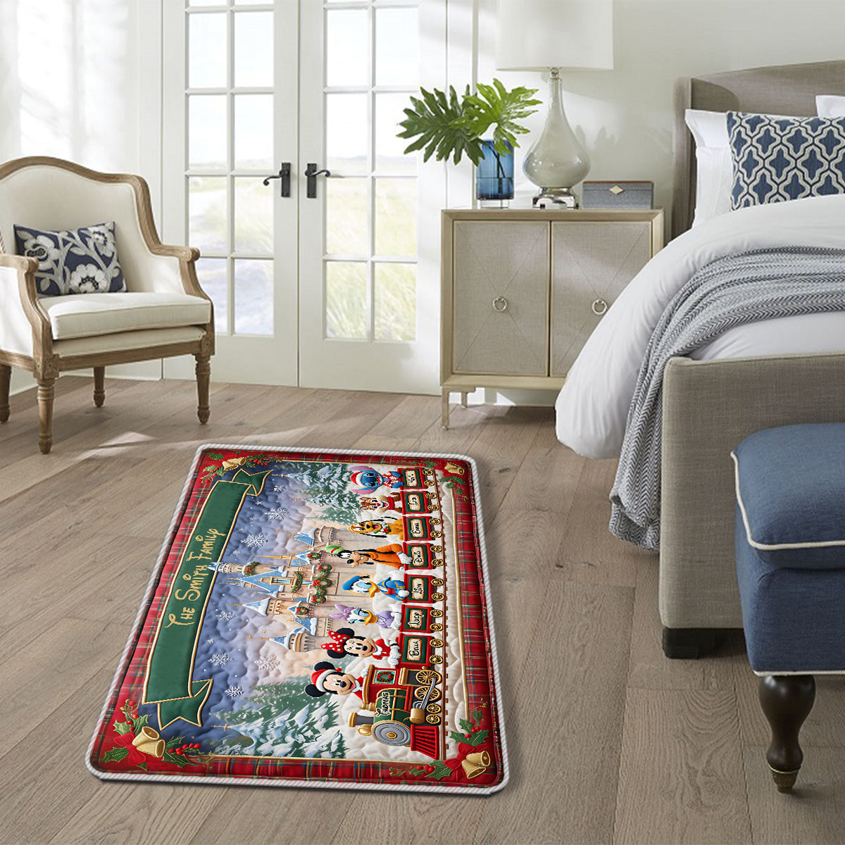 Magical Christmas - Personalized Mouse Non-Slip Tufted Rug