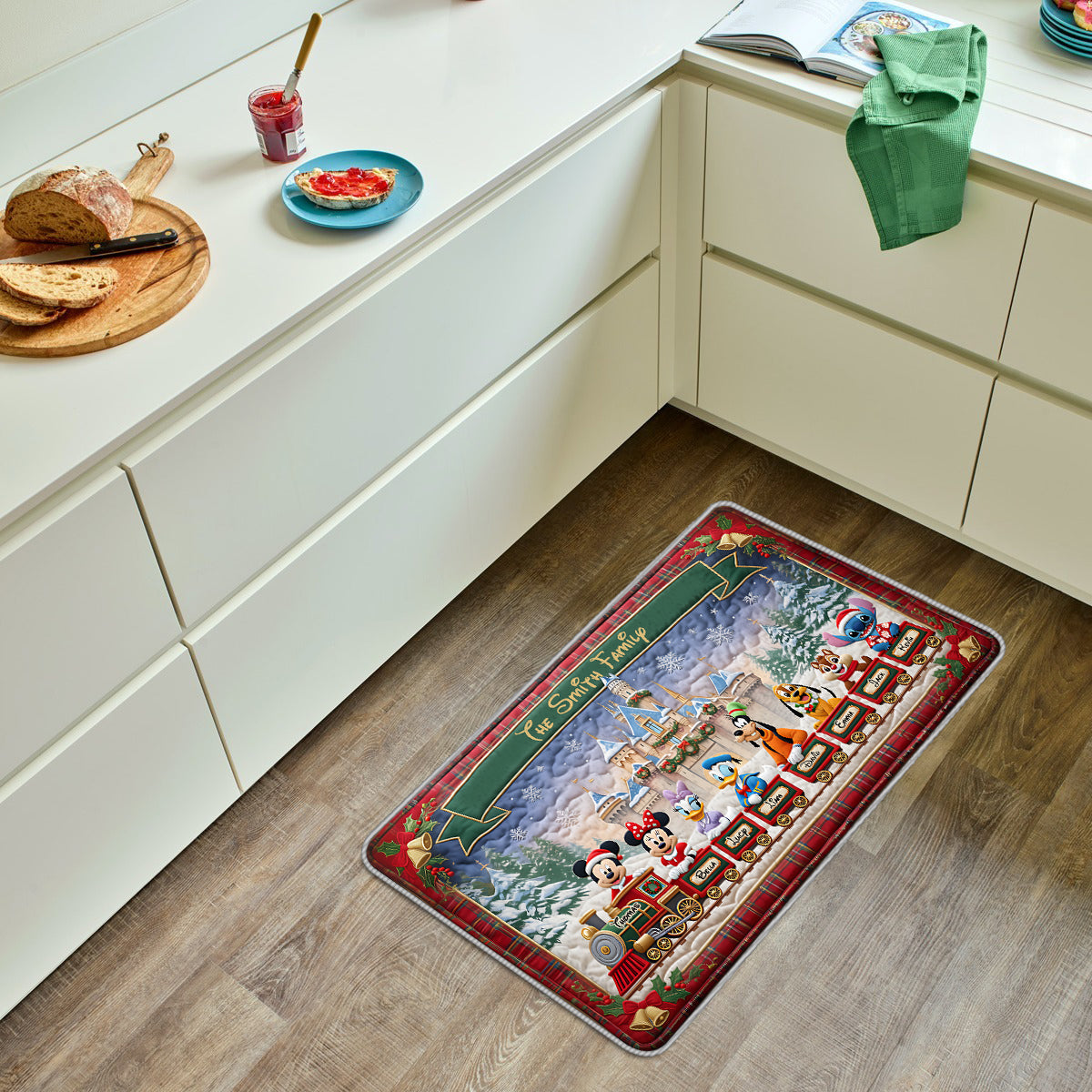 Magical Christmas - Personalized Mouse Non-Slip Tufted Rug
