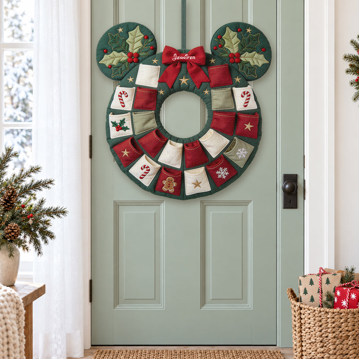 Magical - Personalized Mouse Fabric Advent Calendar
