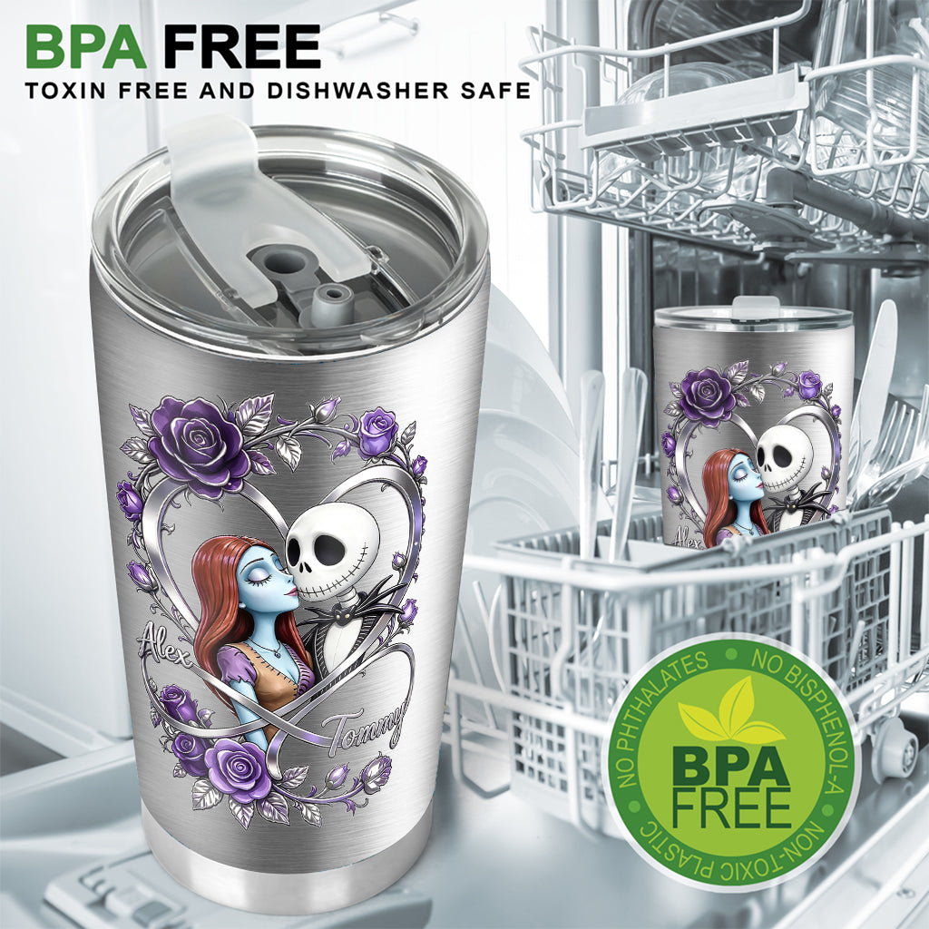 Love You Infinite - Personalized Nightmare Tumbler