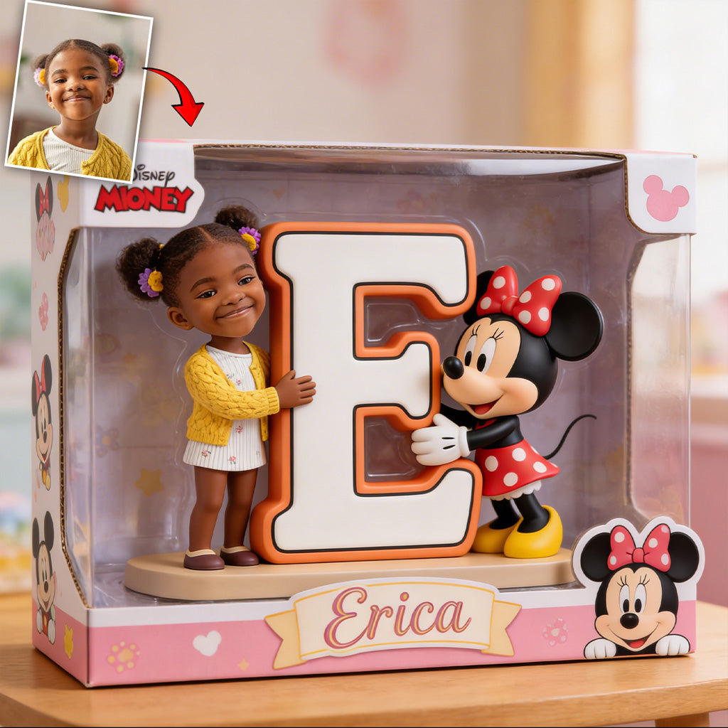 Custom Charactor, Alphabet Letter - Personalized Mouse Custom Shaped Acrylic Plaque