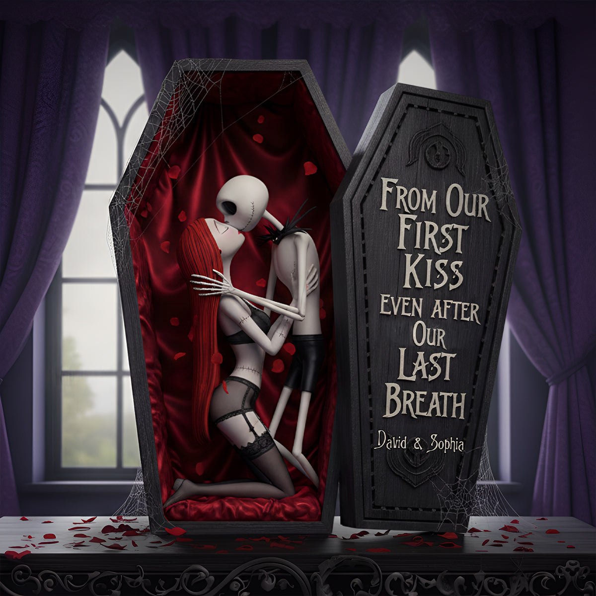 From Our First Kiss - Personalized Nightmare Custom Shaped Acrylic Plaque