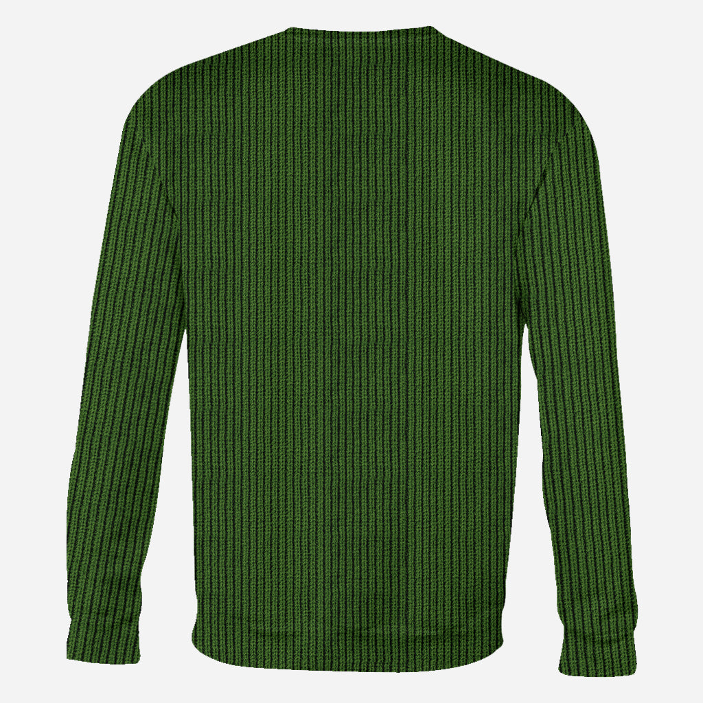 Stole My Heart And Owns My - Personalized Stole Christmas All Over Shirt