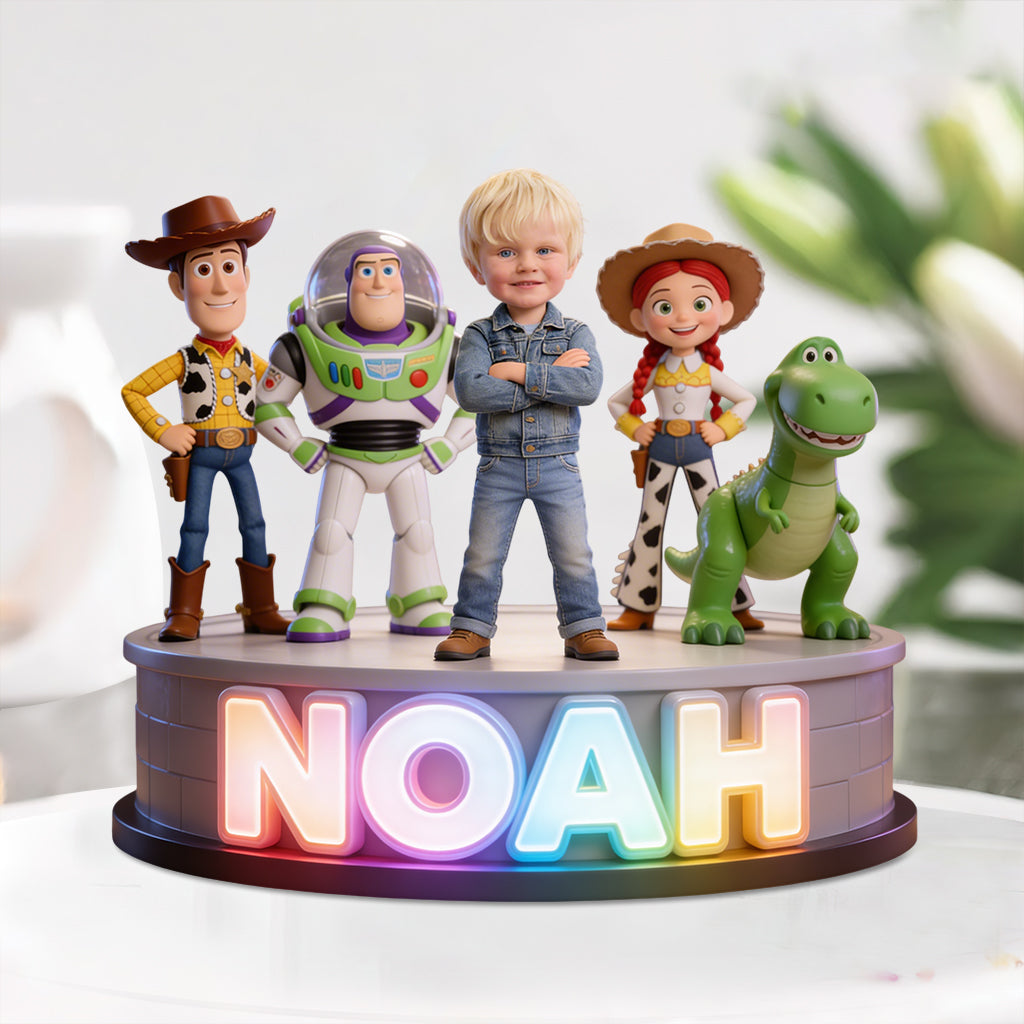 Toys Friend - Personalized Movie For Kids Custom Shaped Acrylic Plaque