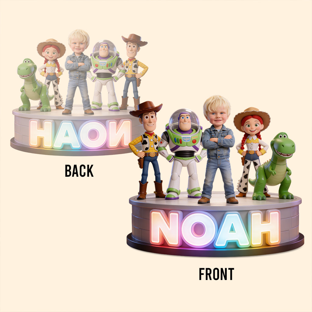 Toys Friend - Personalized Movie For Kids Custom Shaped Acrylic Plaque