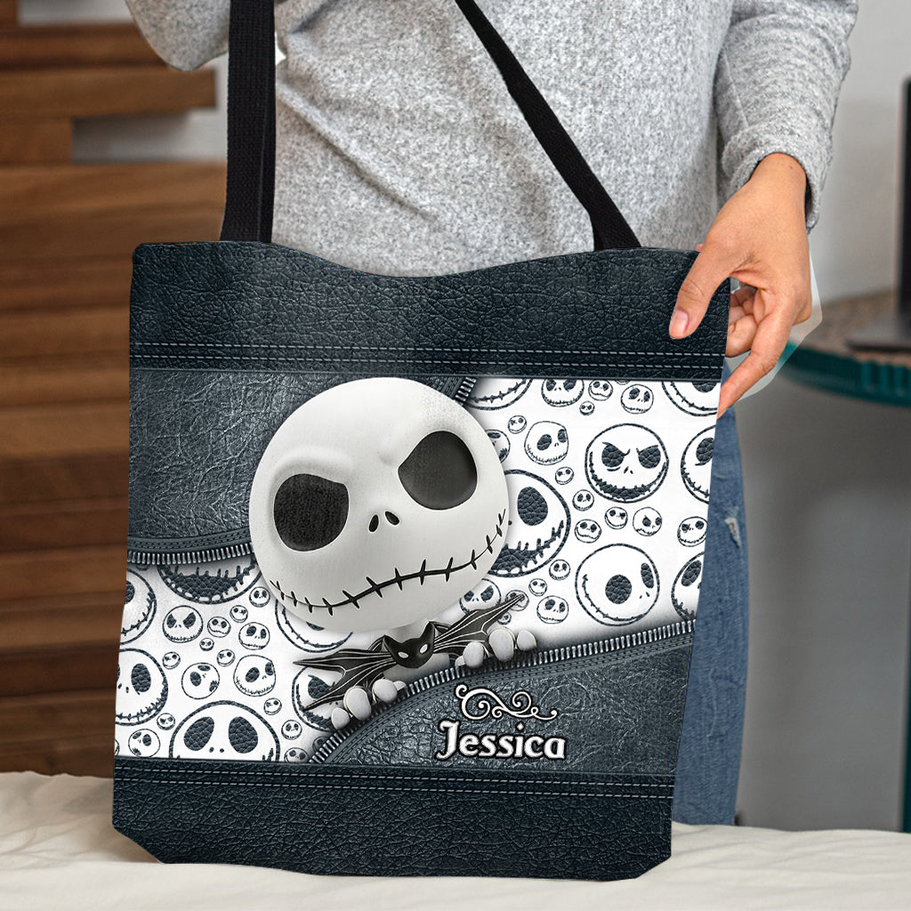 Just A Girl Who Loves Jackie - Personalized Nightmare Tote Bag