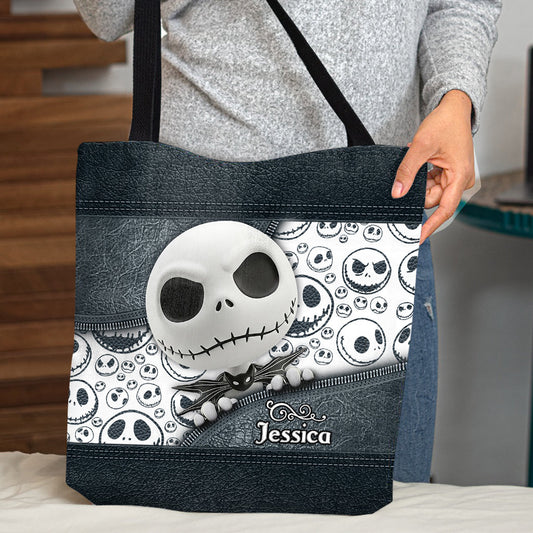 Just A Girl Who Loves Jackie - Personalized Nightmare Tote Bag