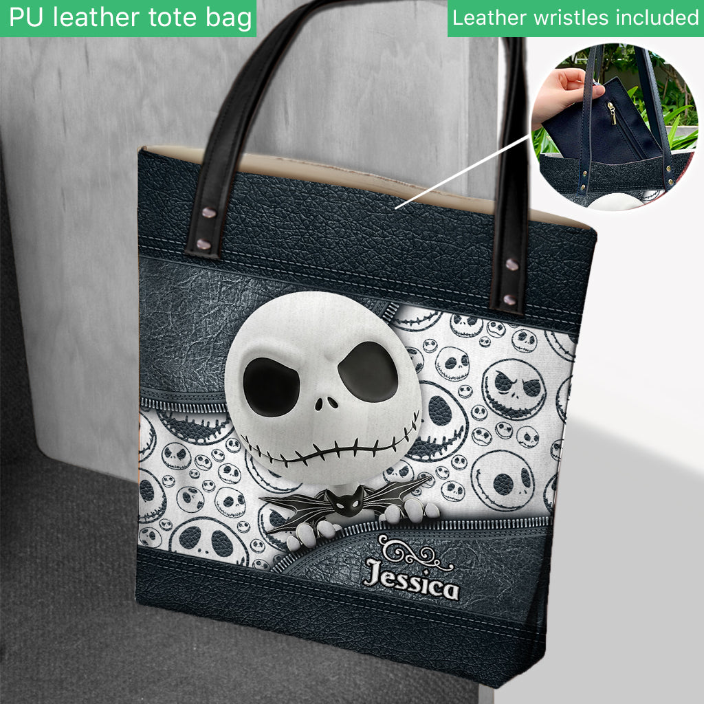 Just A Girl Who Loves Jackie - Personalized Nightmare Tote Bag