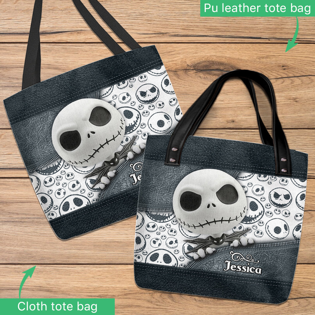 Just A Girl Who Loves Jackie - Personalized Nightmare Tote Bag