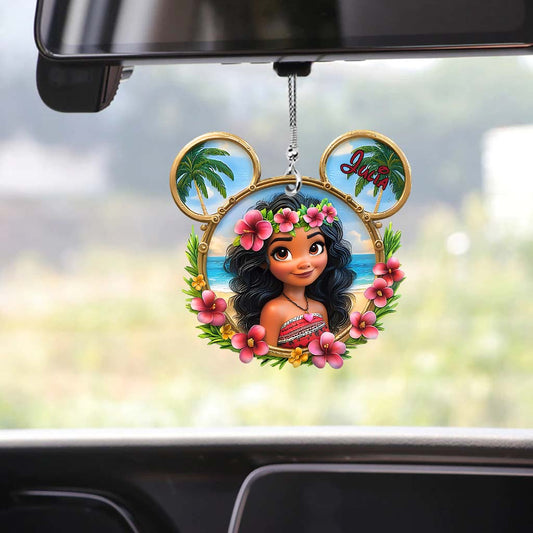 Sea Blossom - Personalized Mouse Car Ornament