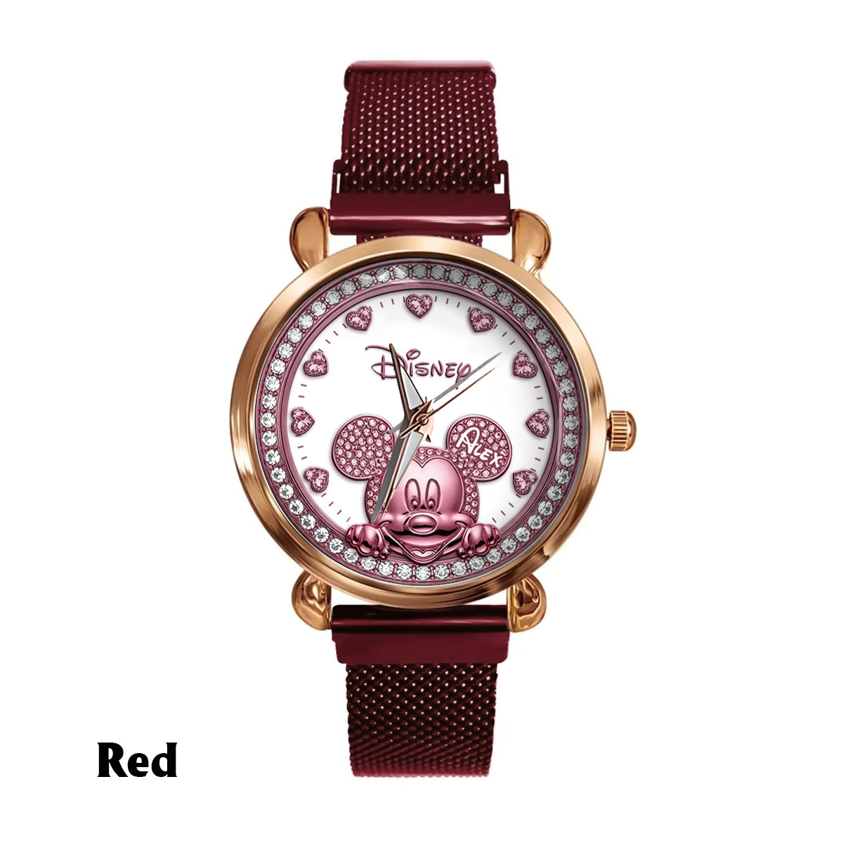 Peeking Mouse Ears - Personalized Mouse Women Hand Watch